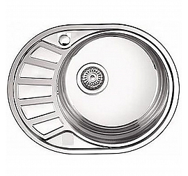 Мойка кухонная Ledeme L85745-R 58 см полированная