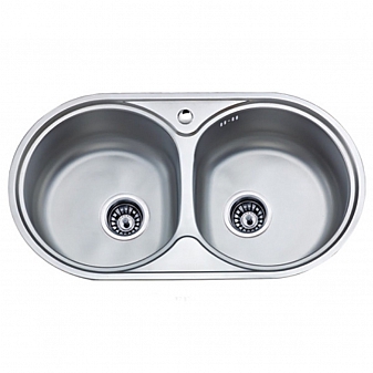 Мойка кухонная Ledeme L87944В 79 см полированная