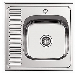 Мойка кухонная Ledeme L96060-R 60 см полированная