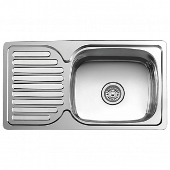 Мойка кухонная Ledeme L97642 76 см полированная