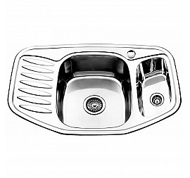 Мойка кухонная Ledeme L97851В 78 см полированная
