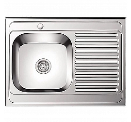 Мойка кухонная Ledeme L98060-6L 80 см полированная