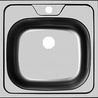 Мойка кухонная Ukinox Классика CL*480.480 GT6K 48 см полированная