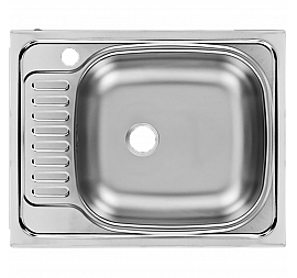 Мойка кухонная Ukinox Классика CL*560.435 5K L 56 см матовая