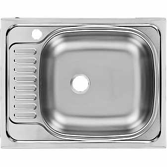 Мойка кухонная Ukinox Классика CL*560.435 5K L 56 см матовая