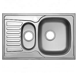 Мойка кухонная Ukinox Комфорт CO*780.480 15 GT8K R 78 см полированная