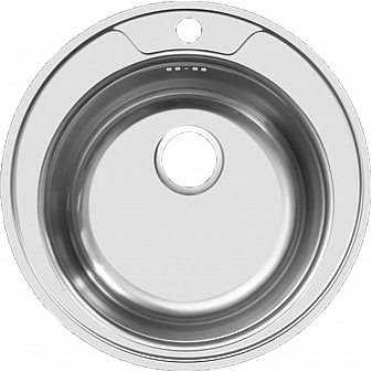 Мойка кухонная Ukinox Фаворит FA*490 GT6K 49 см матовая