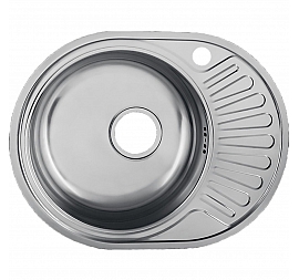 Мойка кухонная Ukinox Фаворит FA*577.447 GT8K L 58 см лайн