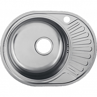 Мойка кухонная Ukinox Фаворит FA*577.447 GT8K L 58 см лайн