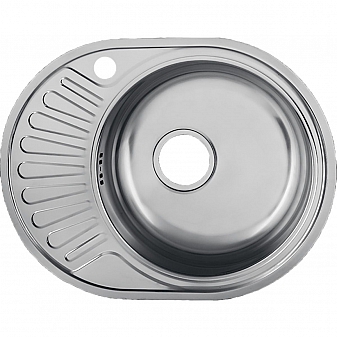 Мойка кухонная Ukinox Фаворит FA*577.447 GT6K R 58 см матовая