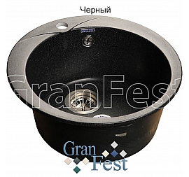Мойка кухонная GranFest GF-R480 48 см черная