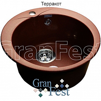 Мойка кухонная GranFest GF-R480 48 см терракотовая