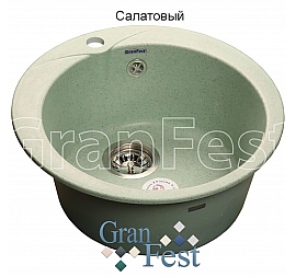 Мойка кухонная GranFest GF-R480 48 см салатовая