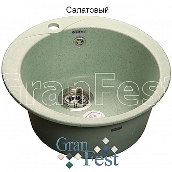 Мойка кухонная GranFest GF-R480 48 см салатовая