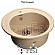 Мойка кухонная GranFest GF-R510 51 см песочная