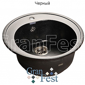 Мойка кухонная GranFest GF-R510 51 см черная