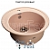 Мойка кухонная GranFest GF-R510 51 см светло-розовая