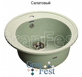Мойка кухонная GranFest GF-R510 51 см салатовая