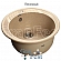 Мойка кухонная GranFest GF-R520 52 см песочная