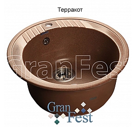 Мойка кухонная GranFest GF-R520 52 см терракотовая