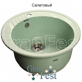 Мойка кухонная GranFest GF-R520 52 см салатовая