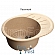 Мойка кухонная GranFest GF-R580L 58 см песочная