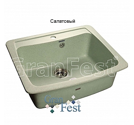Мойка кухонная GranFest GF-S605 61 см салатовая