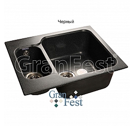 Мойка кухонная GranFest GF-S615K 61 см черная