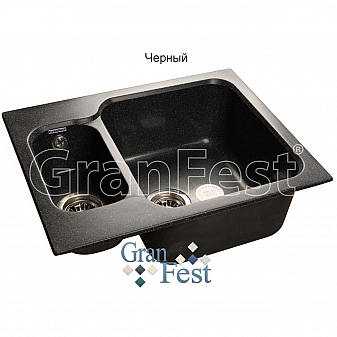 Мойка кухонная GranFest GF-S615K 61 см черная