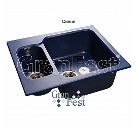 Мойка кухонная GranFest GF-S615K 61 см синяя