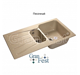 Мойка кухонная GranFest GF-S940KL 93 см песочная