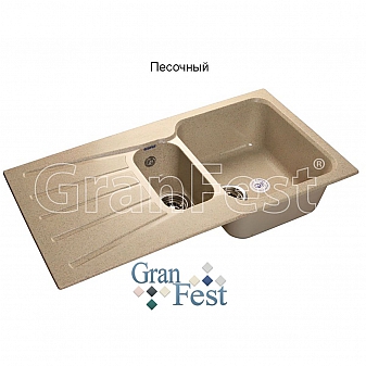 Мойка кухонная GranFest GF-S940KL 93 см песочная