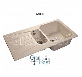 Мойка кухонная GranFest GF-S940KL 93 см белая
