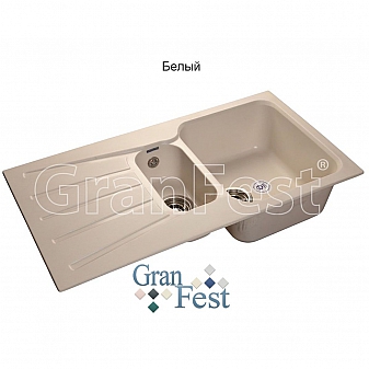 Мойка кухонная GranFest GF-S940KL 93 см белая