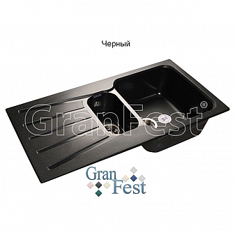 Мойка кухонная GranFest GF-S940KL 93 см черная