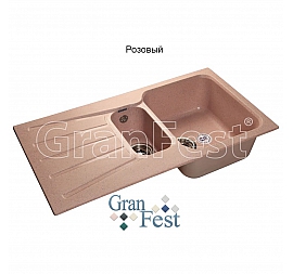 Мойка кухонная GranFest GF-S940KL 93 см розовая
