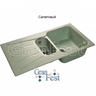 Мойка кухонная GranFest GF-S940KL 93 см салатовая