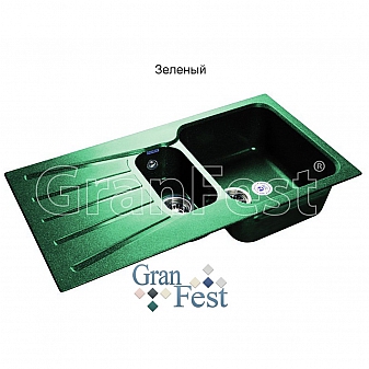 Мойка кухонная GranFest GF-S940KL 93 см зеленая