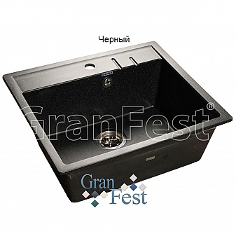 Мойка кухонная GranFest GF-Q560 56 см черная