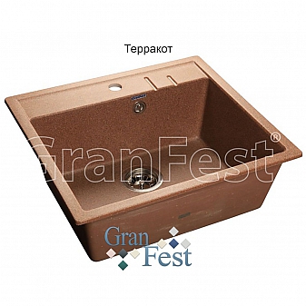 Мойка кухонная GranFest GF-Q560 56 см терракотовая