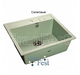 Мойка кухонная GranFest GF-Q560 56 см салатовая