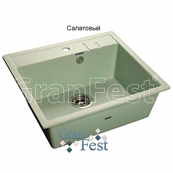 Мойка кухонная GranFest GF-Q560 56 см салатовая