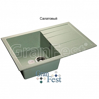 Мойка кухонная GranFest GF-Q780L 77 см салатовая