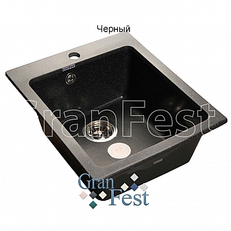 Мойка кухонная GranFest GF-P505 43 см черная