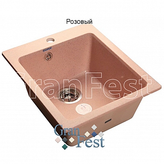 Мойка кухонная GranFest GF-P505 43 см розовая