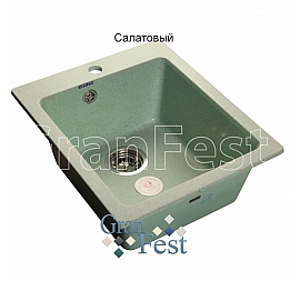 Мойка кухонная GranFest GF-P505 43 см салатовая
