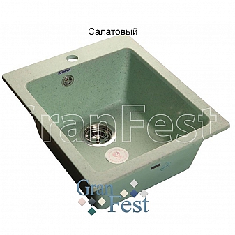 Мойка кухонная GranFest GF-P505 43 см салатовая