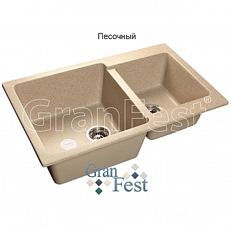Мойка кухонная GranFest GF-P780K 78 см песочная