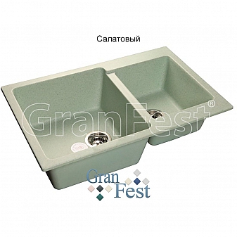 Мойка кухонная GranFest GF-P780K 78 см салатовая