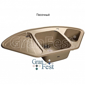 Мойка кухонная GranFest GF-C1040E 104 см песочная